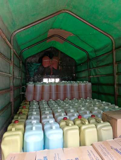Ethereal cleaning products range by Safety360 Limited Uganda available in multiple sizes for commercial and industrial use
