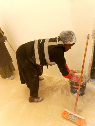 Professional cleaning staff from Safety360 Limited Uganda delivering commercial cleaning services