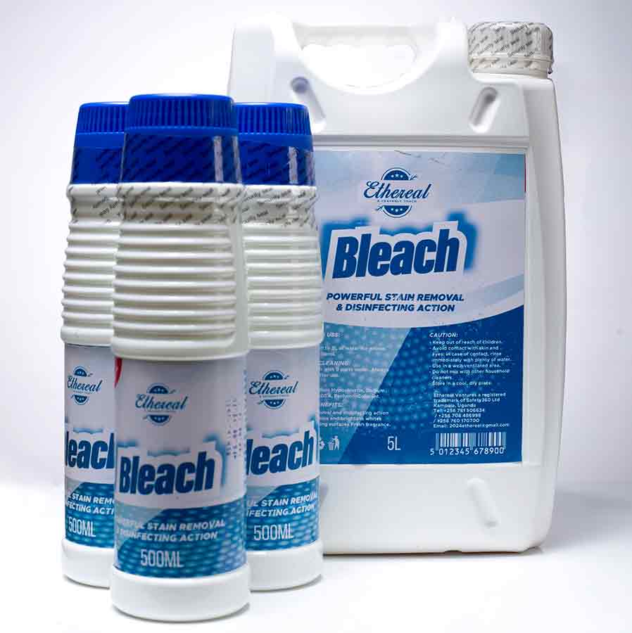 Ethereal Bleach by Safety 360 Limited – Powerful household bleach for effective whitening, stain removal, and disinfection of laundry and surfaces